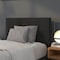 Flash Furniture Bedford Headboard, Twin Size, Black Fabric HG-HB1704-T-BK-GG - alternate 1